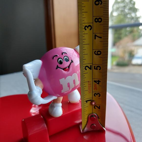 VTG 1991 M&M's Heart Shaped Box red pink cupid valentine's day music Mars, Inc - Picture 15 of 15